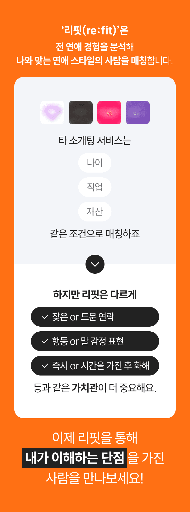 리핏 매칭 방식 설명 섹션